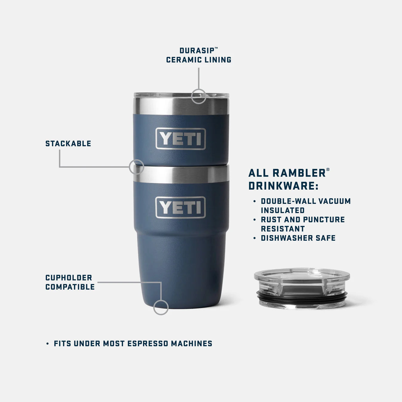 YETI Rambler 8 oz CL Stackable Cup
