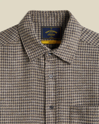 Portuguese Flannel Abstract Pied Poule Shirt
