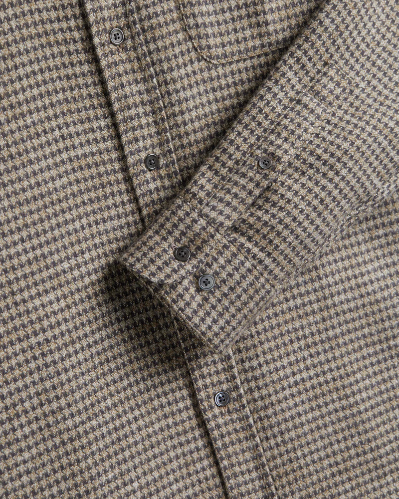 Portuguese Flannel Abstract Pied Poule Shirt