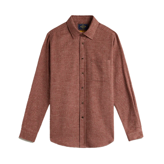 Portuguese Flannel Abstract Pied Poule Shirt