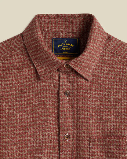 Portuguese Flannel Abstract Pied Poule Shirt