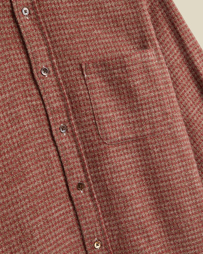 Portuguese Flannel Abstract Pied Poule Shirt