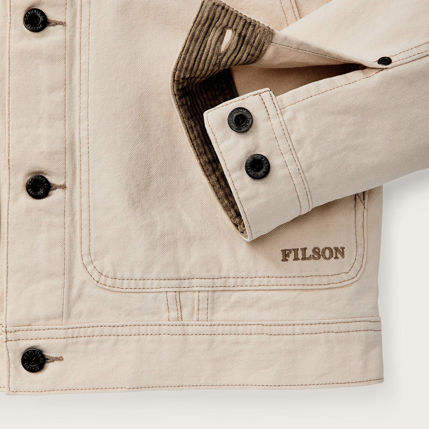Filson Rustic Canvas Short Cruiser Jacket