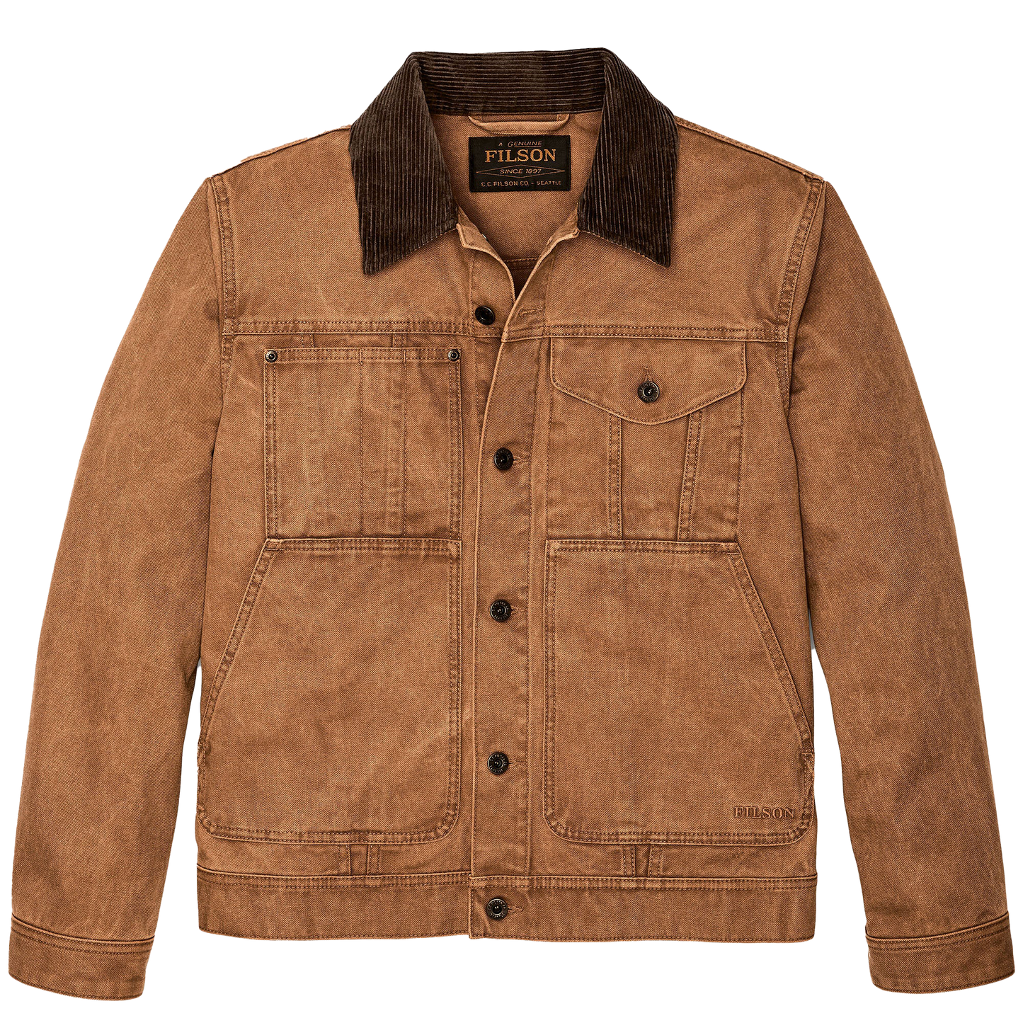 Filson Rustic Canvas Short Cruiser Jacket