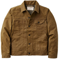 Filson Short Lined Tin Cloth Cruiser | Dark Tan