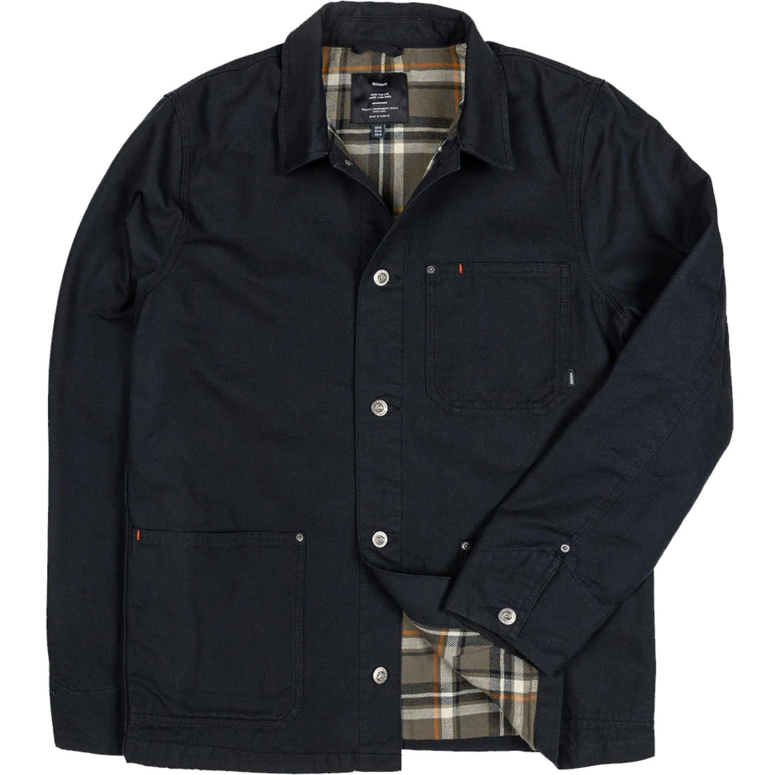 Finisterre Basset Flannel Lined Jacket | Black