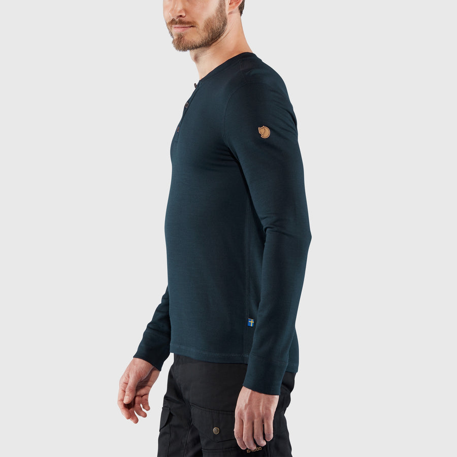 Fjallraven Singi Merino Henley | Dark Navy