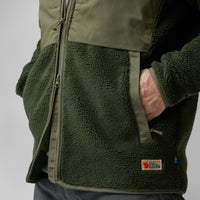 Fjallraven Vardag Pile Jacket | Deep Forest / Laurel Green