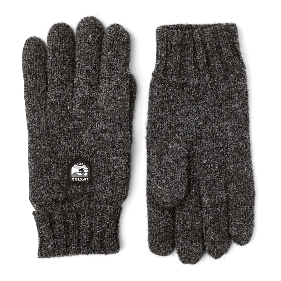 Hestra Basic Wool Gloves | Charcoal