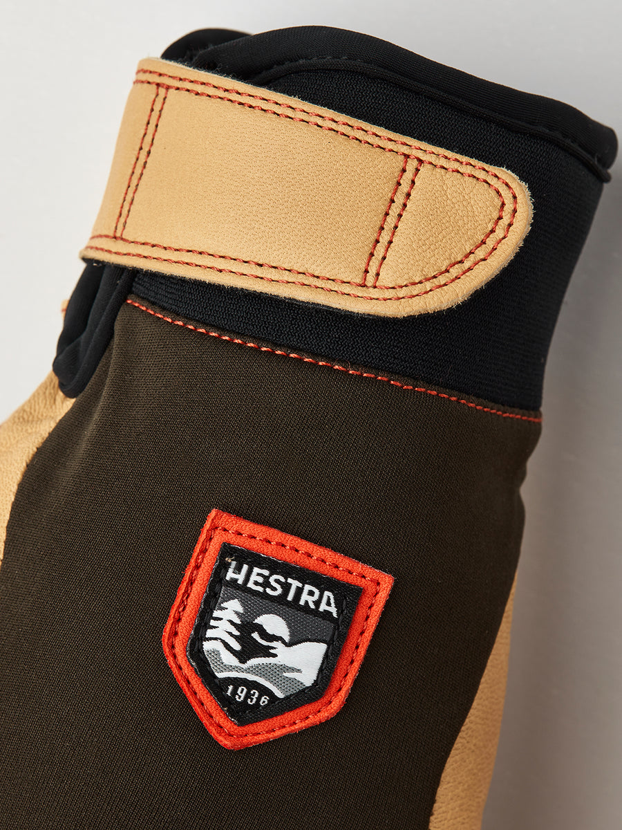 Hestra Ergo Grip Active Gloves | Dark Forest / Natural Brown