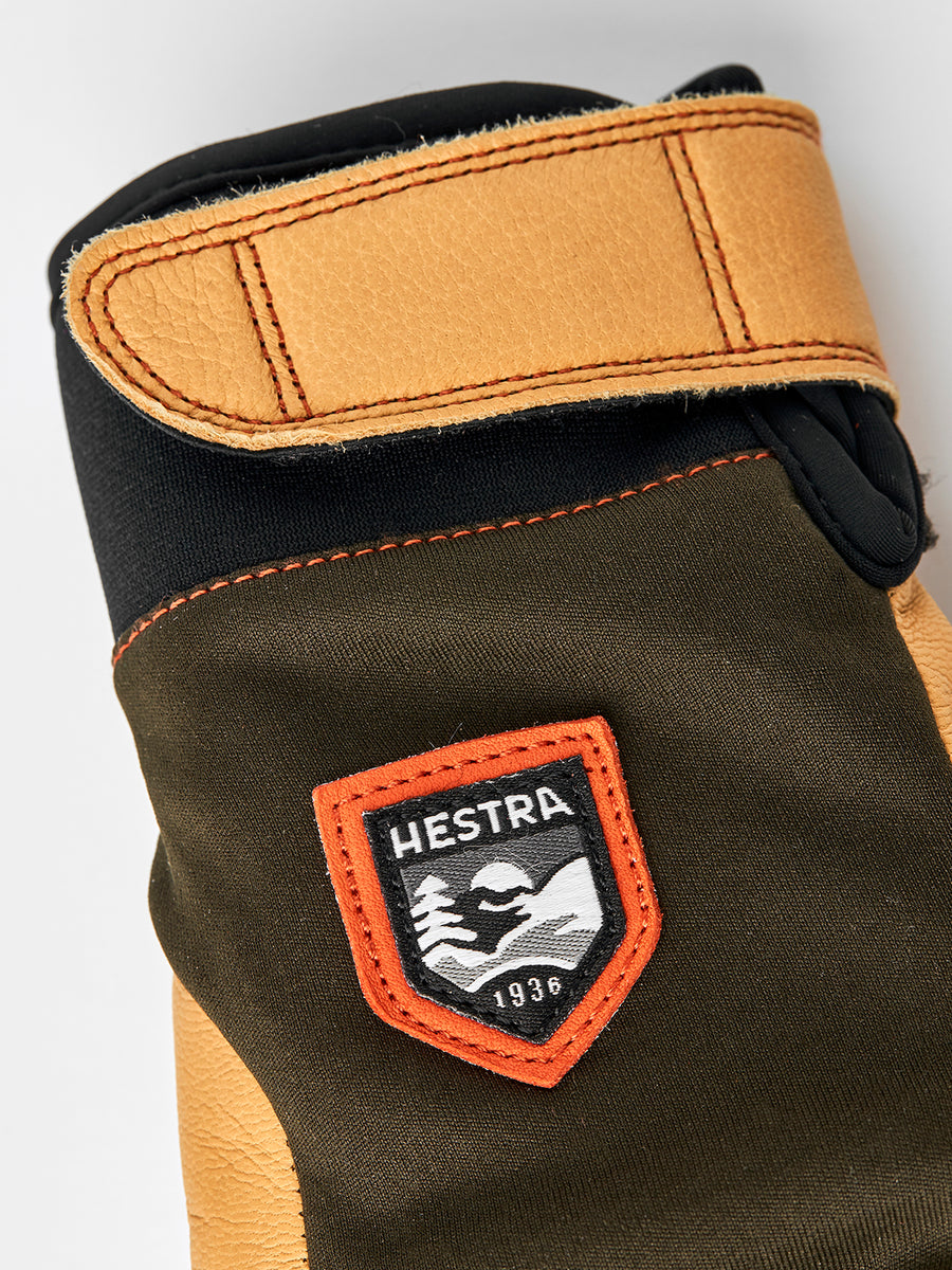 Hestra Ergo Grip Active Gloves | Dark Forest / Natural Brown