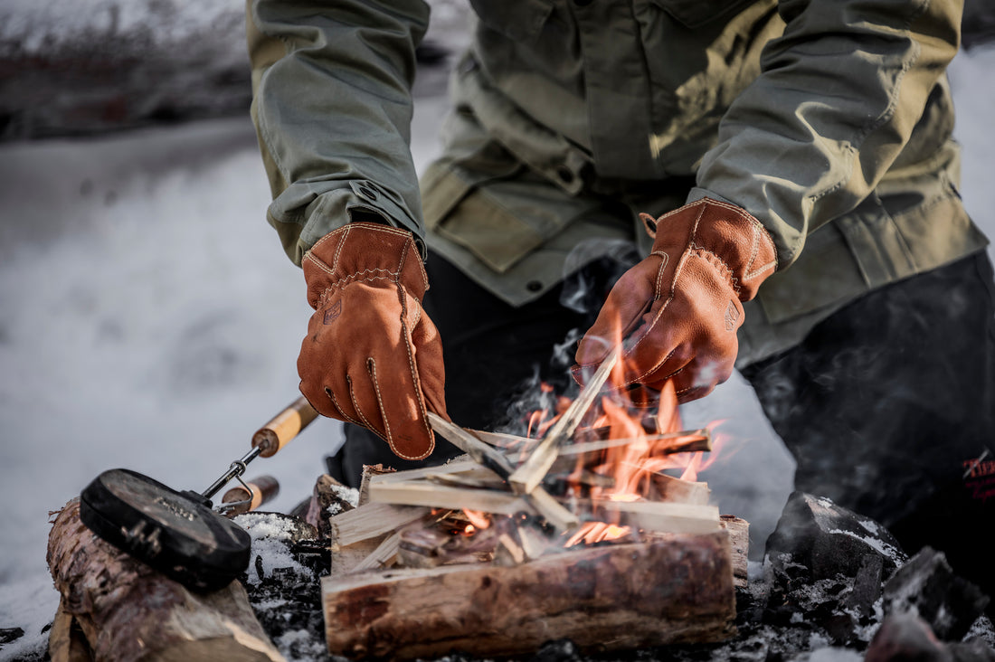 Hestra Oden Nubuck Gloves | Cork