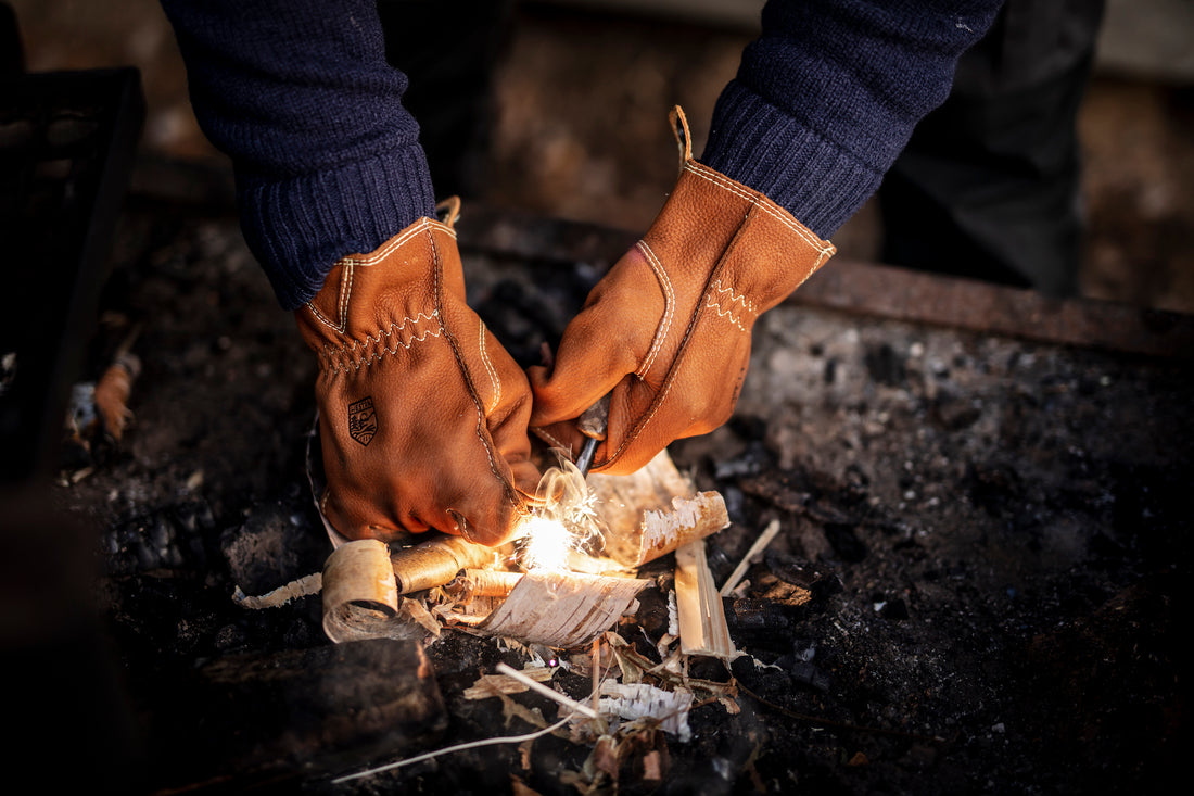 Hestra Oden Nubuck Gloves | Cork