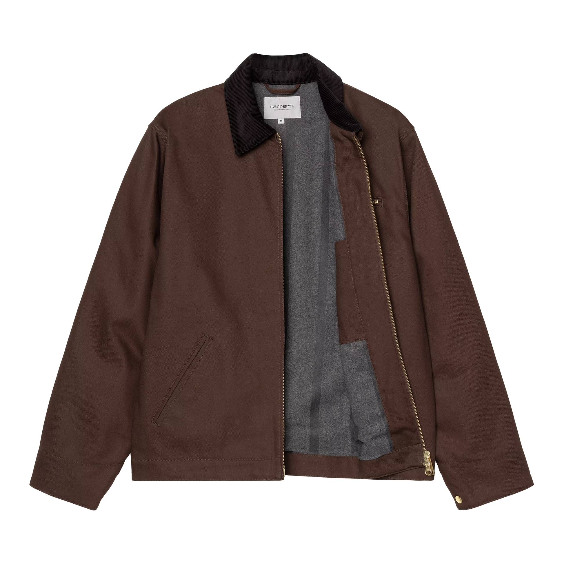 Carhartt WIP Detroit Jacket (Winter) - Tobacco – Arrowild Carhartt WIP Detroit Jacket (Winter) - Tobacco – Arrowild