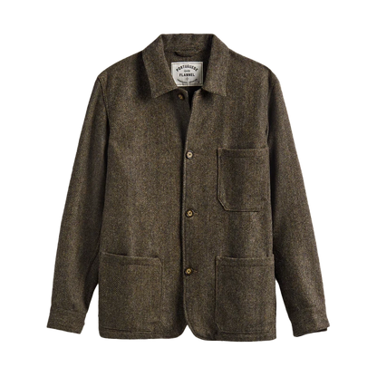 Portuguese Flannel Labura Herringbone Jacket