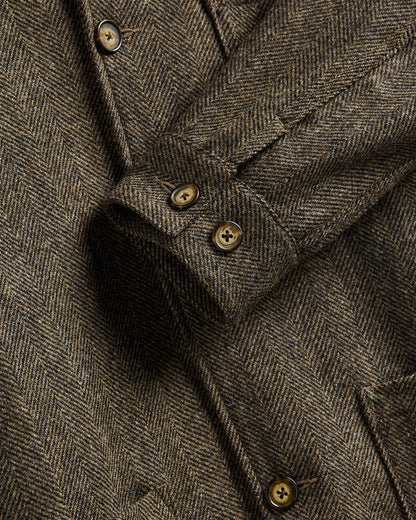 Portuguese Flannel Labura Herringbone Jacket