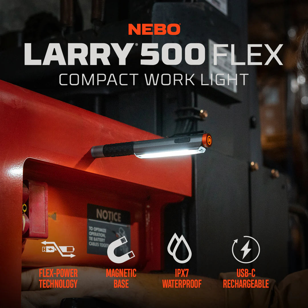 NEBO Lil Larry 500 Flex | Rechargeable Worklight