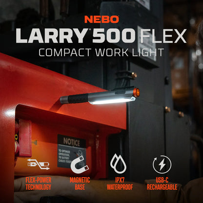 NEBO Lil Larry 500 Flex | Rechargeable Worklight