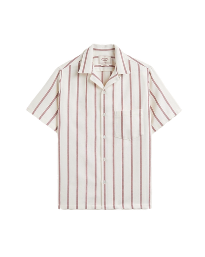 Portuguese Flannel Piquet Stripe Shirt