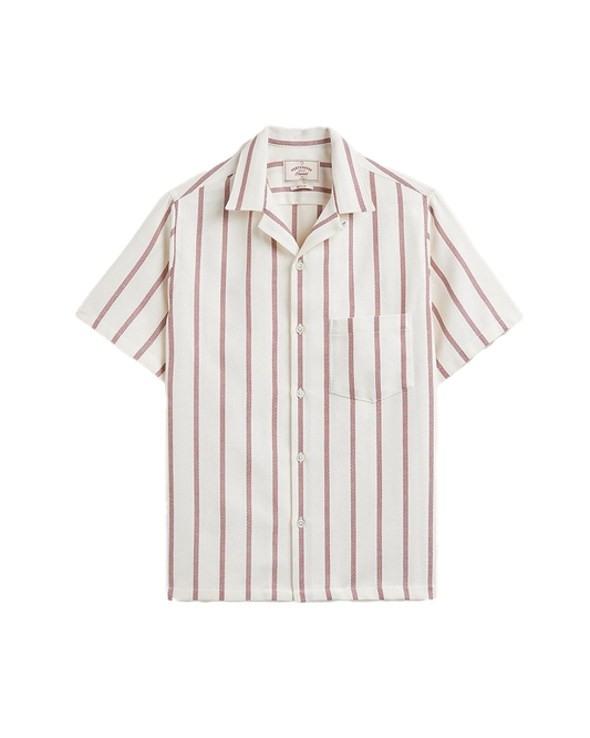 Portuguese Flannel Piquet Stripe Shirt