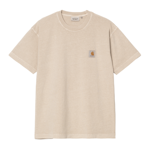 Tシャツ・カットソー Carhartt Beige cotton oversize S/S Nelson T-Shirt Carhartt WIP Nelson T-Shirt - Fleur De Sel – Arrowild