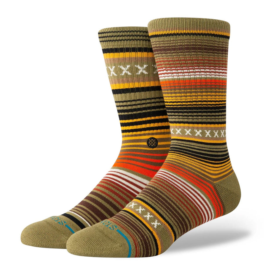 Stance Curren Staple Socks | Chive