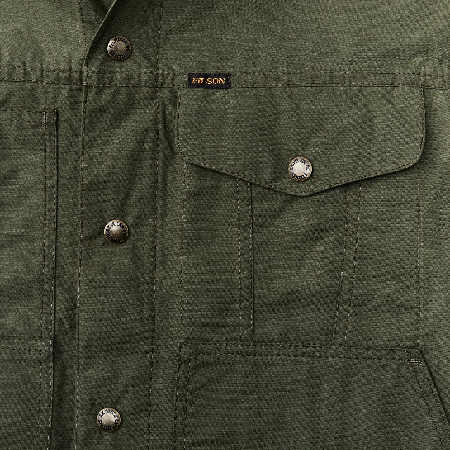 Filson Dry Wax Short Cruiser Jacket