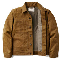 Filson Short Lined Tin Cloth Cruiser | Dark Tan