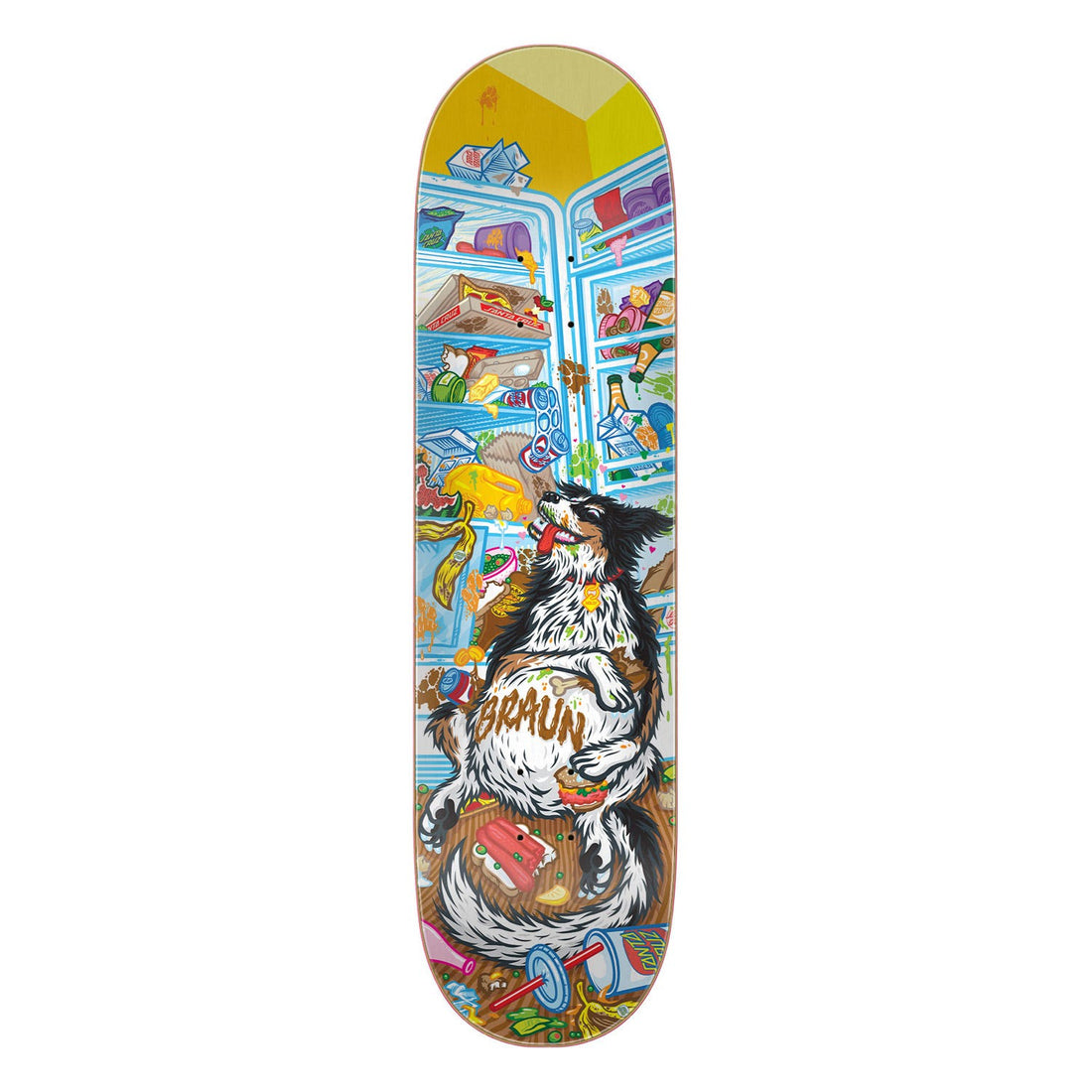 Santa Cruz Braun Munchies Everslick Deck | 8.25"