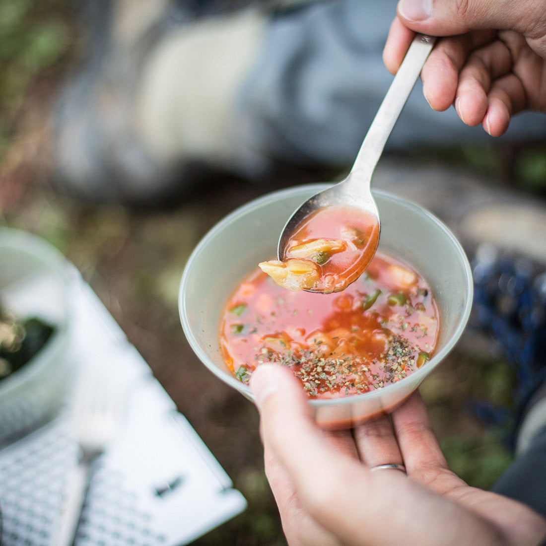 Snow Peak Titanium Spoon & Fork Set | Titanium