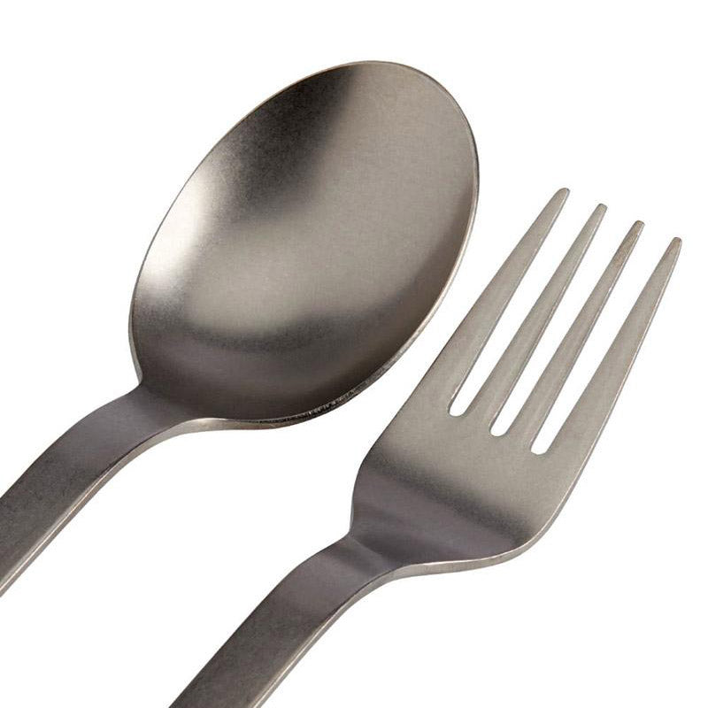 Snow Peak Titanium Spoon & Fork Set | Titanium